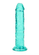 REALROCK DILDO 6" BLUE