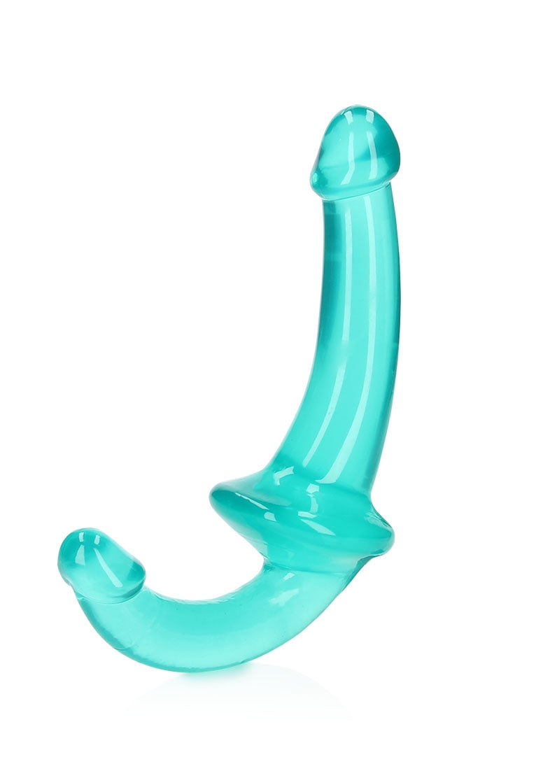 REALROCK STRAPLESS STRAP-ON 6" TURQUOISE