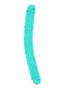 REALROCK 13" DOUBLE ENDED DILDO TURQUOISE