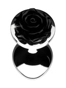 BOOTY SPARKS BLACK ROSE ANAL PLUG MEDIUM