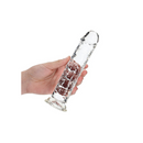 REALROCK 8" DILDO CLEAR