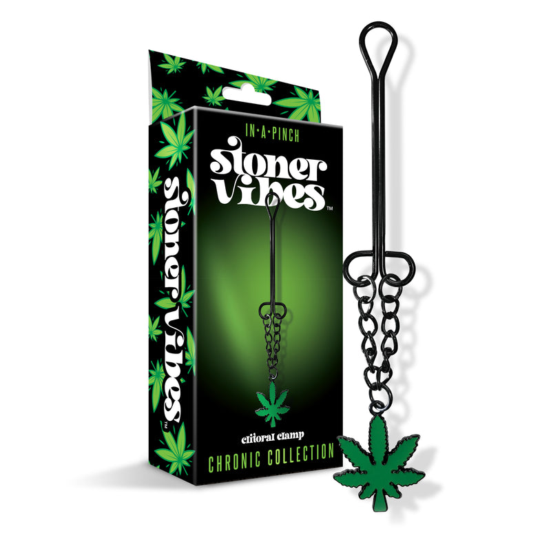 STONER VIBES CLITORAL CLAMP WITH CHAIN