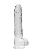 REALROCK 9" DILDO CLEAR