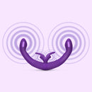 TOGETHER VIBES V2 PURPLE DOUBLE ENDED VIBRATOR WITH REMOTE