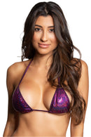 MICRO TRI TOP HOT PINK TWINKLE O/S
