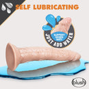 DR SKIN 7.5" SELF LUBRICATING DILDO VANILLA