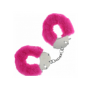 OUCH! HEAVY DUTY FLUFFY CUFFS HOT PINK