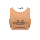 Back of the Perky Pair silicone vest: fits 30 to 60 in circumference