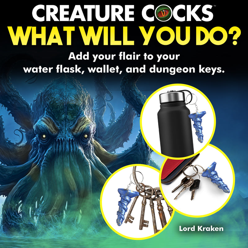 CREATURE COCKS KRAKEN KEYCHIAN
