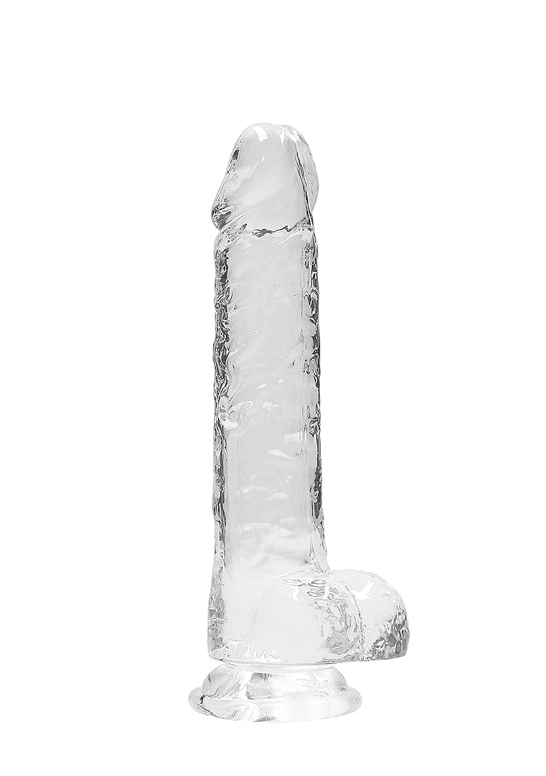 REALROCK 8" DILDO CLEAR