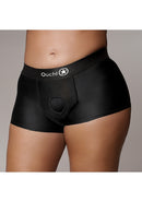 VIBRATING STRAP ON BOXER BLACK L/XL