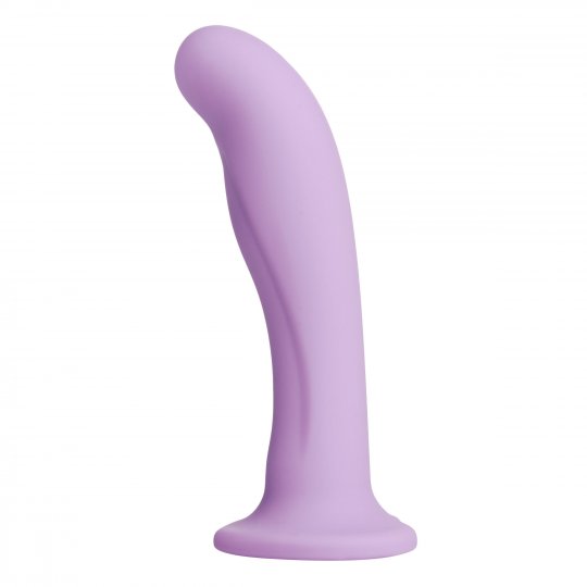 ROYAL HEART ON 5" DILDO PURPLE