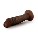 DR SKIN PLUS 6" POSABLE DILDO CHOCOLATE