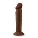 DR SKIN PLUS 6" POSABLE DILDO CHOCOLATE