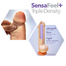 DR SKIN PLUS 6" POSABLE DILDO VANILLA