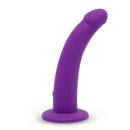 TOGETHER VIBES TILT STRAP ON HARNESS &  6.5" VIBRATING PURPLE DILDO
