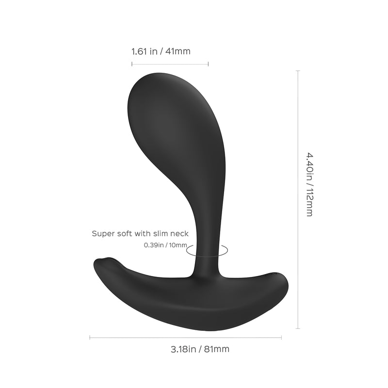 OLY 2 PRESSURE SENSING CLIT & G SPOT VIBE BLACK