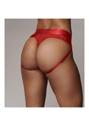 VIBRATING STRAP ON WITH BUTT STRAPS RED M/L