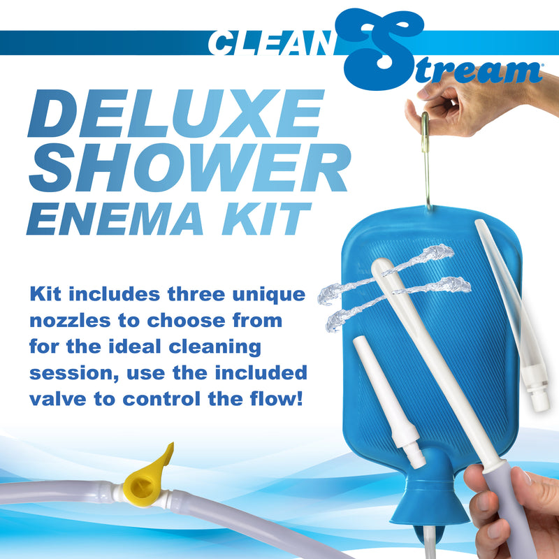 CLEAN STREAM DELUXE SHOWER ENEMA KIT