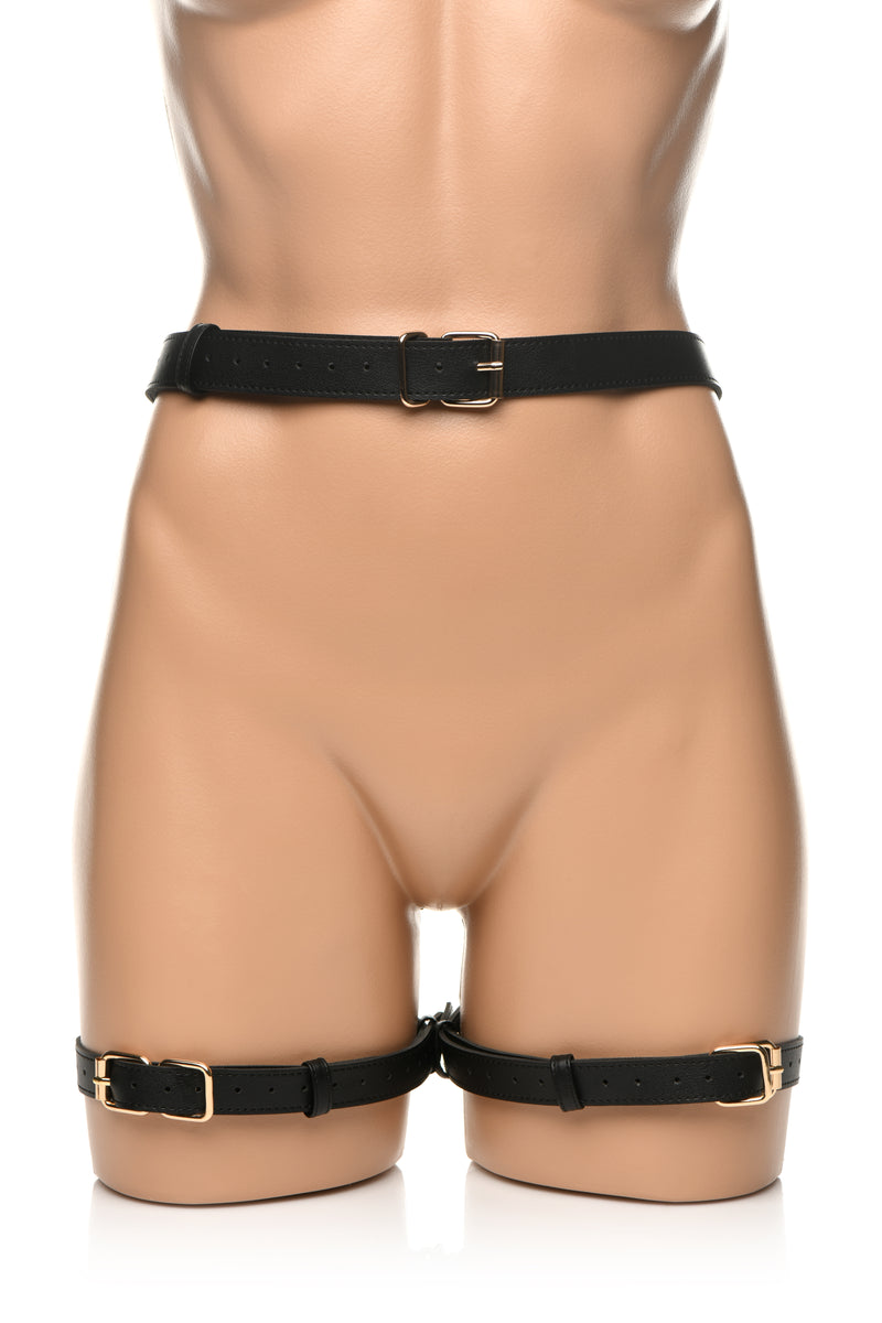 STRICT BONDAGE BOWS HARNESS BLACK M/L