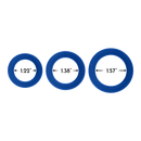 FORTO F-61 C*CK RING 3PK BLUE
