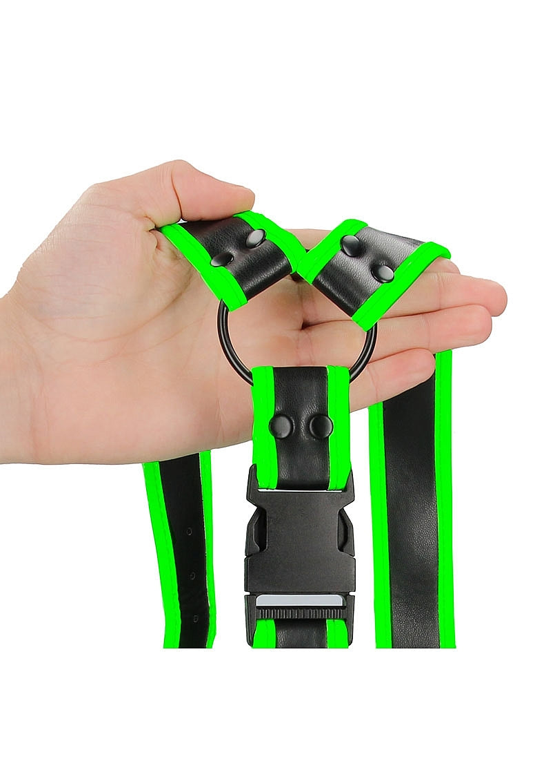 GLOW IN THE DARK BUCKLE HARNESS S/M