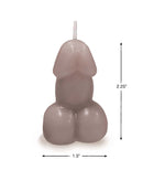 EDENS CANDLES TAUPE PENIS