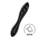 SATISFYER DAZZLING CRYSTAL BLACK DILDO