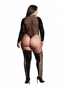 BODYSTOCKING TURTLENECK BLACK P/S
