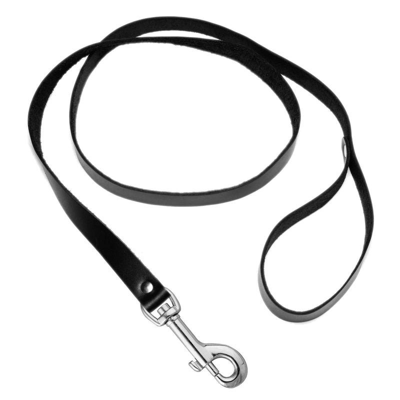 STRICT SOFT LEATHER LEASH 4FT