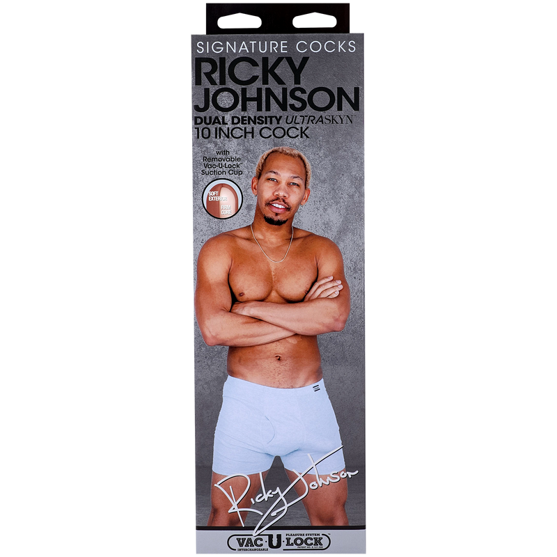 SIGNATURE COCKS ULTRASKYN RICKY JOHNSON 10" DILDO