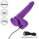 STUDS GYRATING & THRUSTING DILDO PURPLE 7"