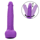 STUDS GYRATING & THRUSTING DILDO PURPLE 7"