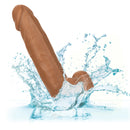 SIZE QUEEN 6" DILDO BROWN