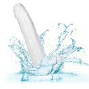 SIZE QUEEN DILDO CLEAR 8"