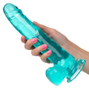 SIZE QUEEN 8" DILDO BLUE