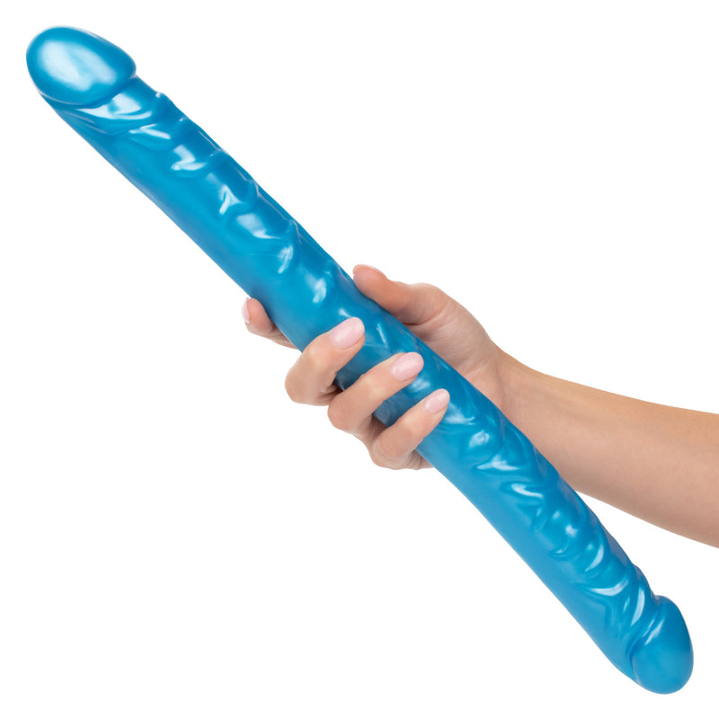 SIZE QUEEN 17" DOUBLE DONG BLUE