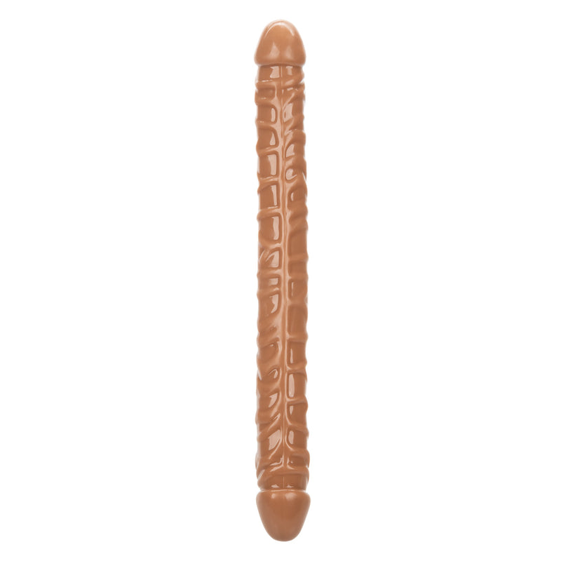 SIZE QUEEN 17" DOUBLE DONG BROWN