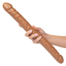 SIZE QUEEN 17" DOUBLE DONG BROWN
