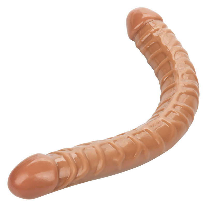 SIZE QUEEN 17" DOUBLE DONG BROWN