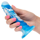 TWISTED LOVE RIBBED PROBE BLUE 5.5"