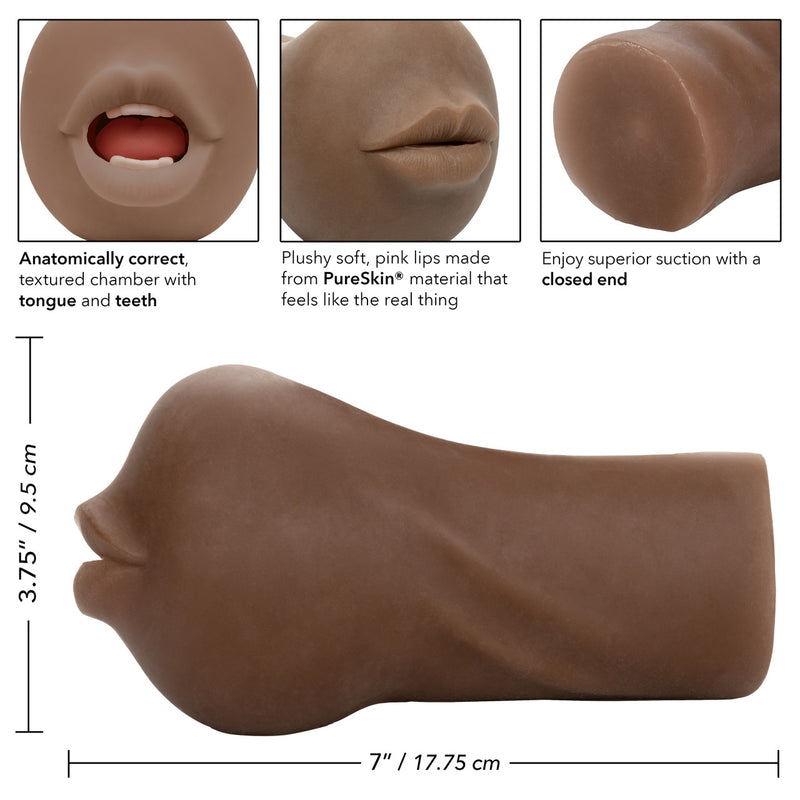 STROKE IT MOUTH BROWN