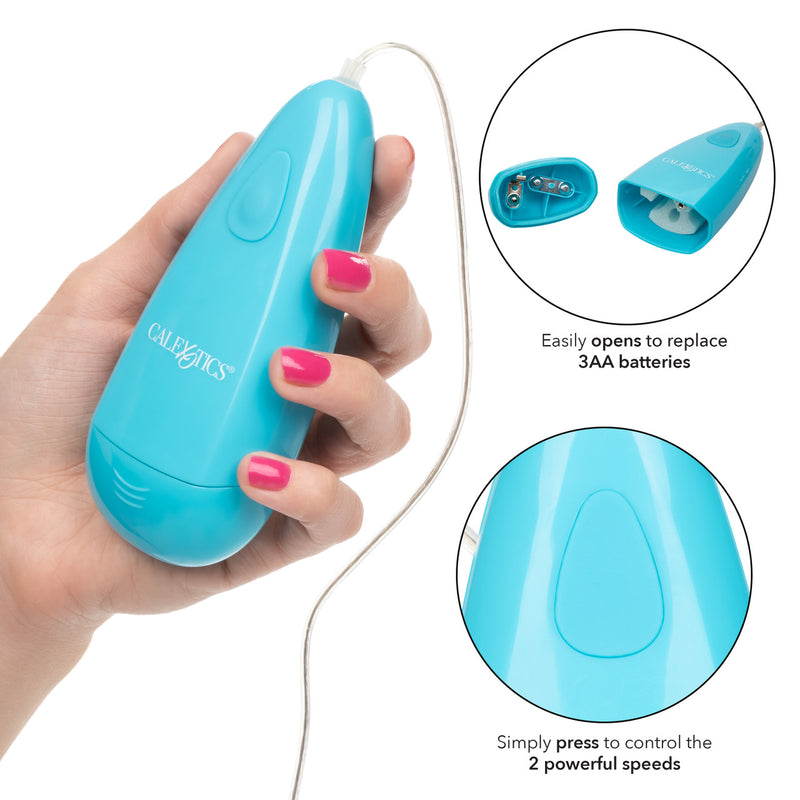 WATERPROOF GYRATING BULLET BLUE