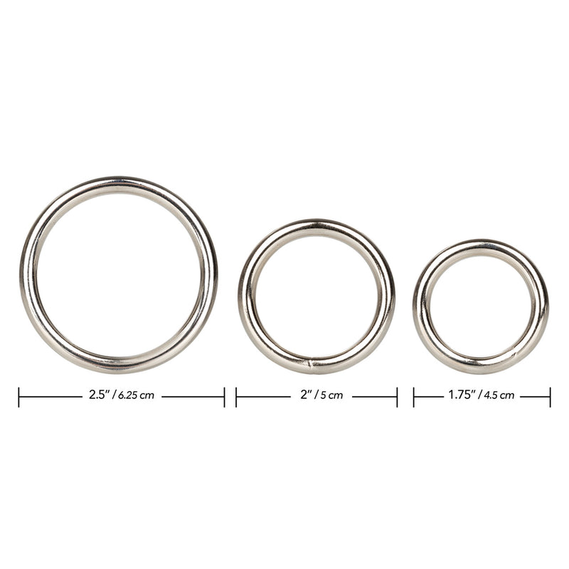 THREE PIECE SILVER RING