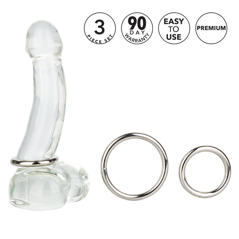 THREE PIECE SILVER RING