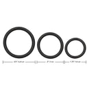 BLACK RUBBER RING 3 PIECE