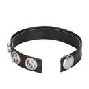 LEATHER 3 SNAP C-RING