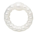PEARL BEADED PROLONG RING WHITE