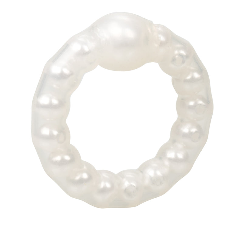 PEARL BEADED PROLONG RING WHITE