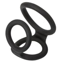 Black Maximizer Enhancer folded at an angle, showing how the three rings sit